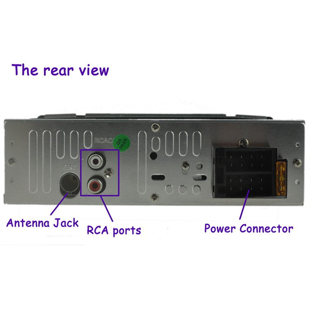 CAR RADIO MP3 AUDIO PLAYER SUPPORT FM / USB / SD CARD / BLUETOOTH