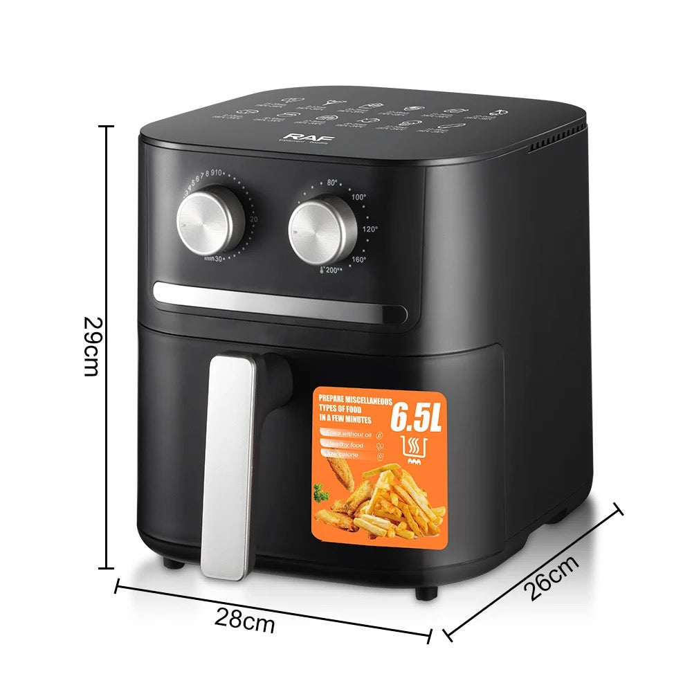 Raf Air Fryer 1600 Wat 6 5 Liter Model R5255