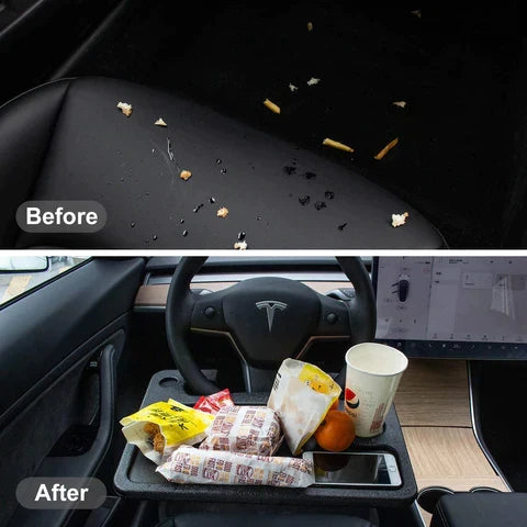 Food Steering Wheel Tray Holder