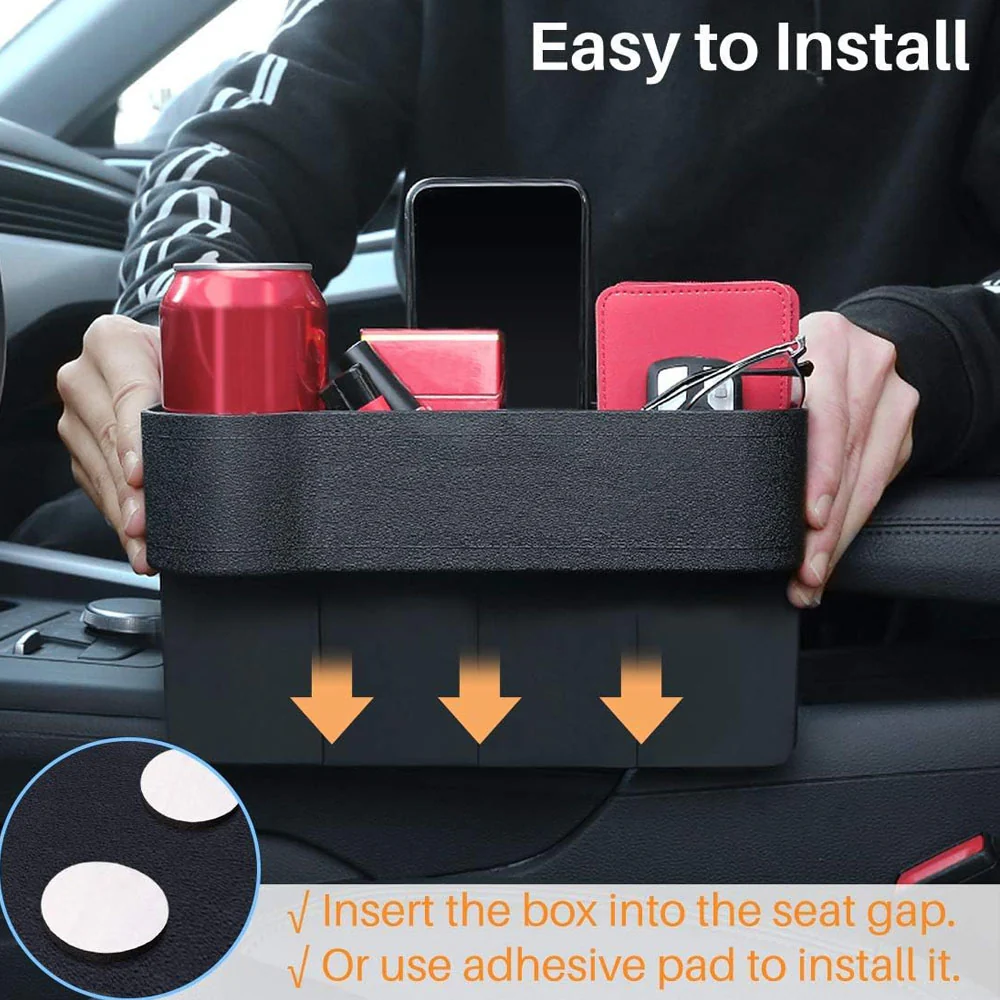 Car Seat Organiser with Cup Holder