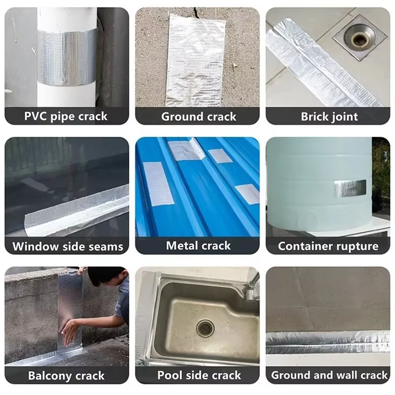 Butyl Waterproof Tape - Waterproof Adhesive for Repair of Leaks, Roof, Bitumen