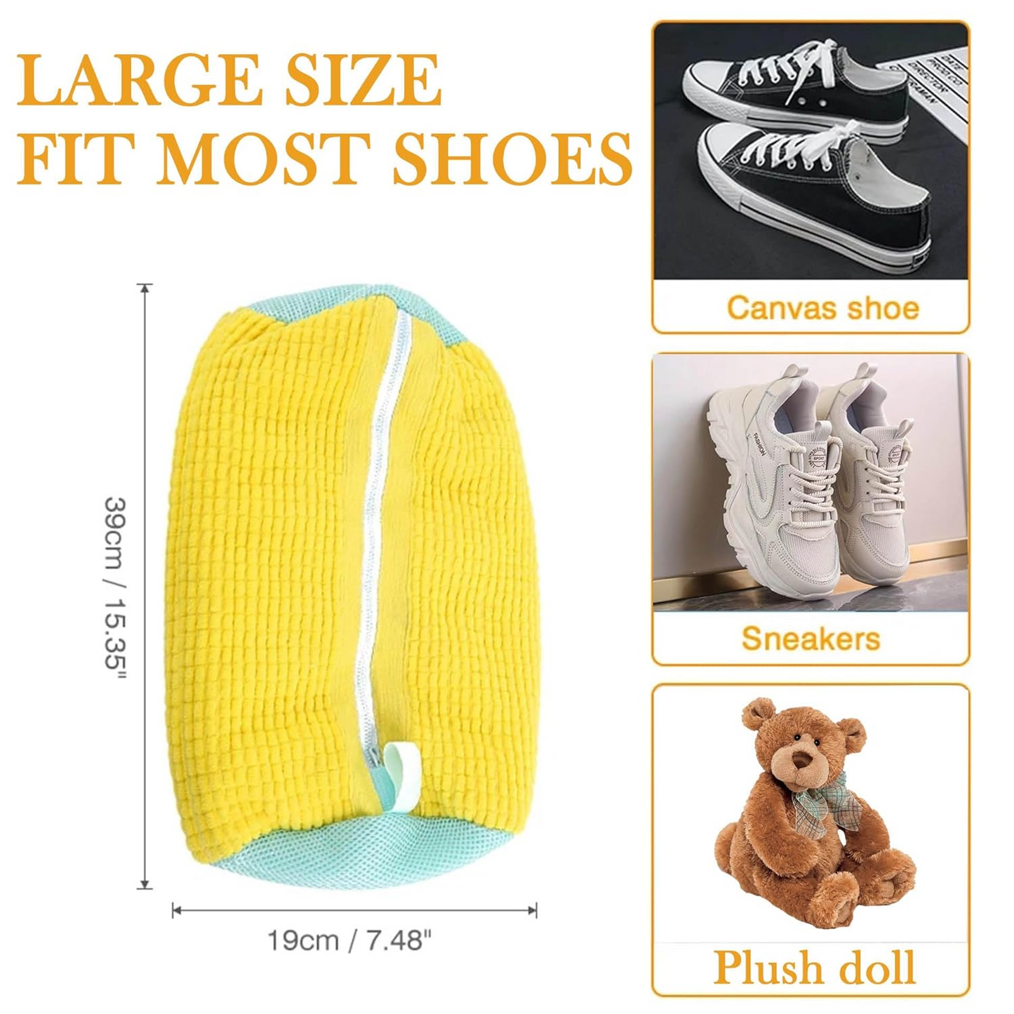 Shoe Washing Machine Bag