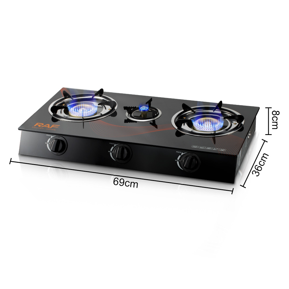 RAF Double Burners Gas Cooker Stoves Set R8052