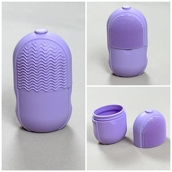 Ice Scrubber 3-in-1 – Face & Eye Ice Roller, Massager & Cleansing Brush
