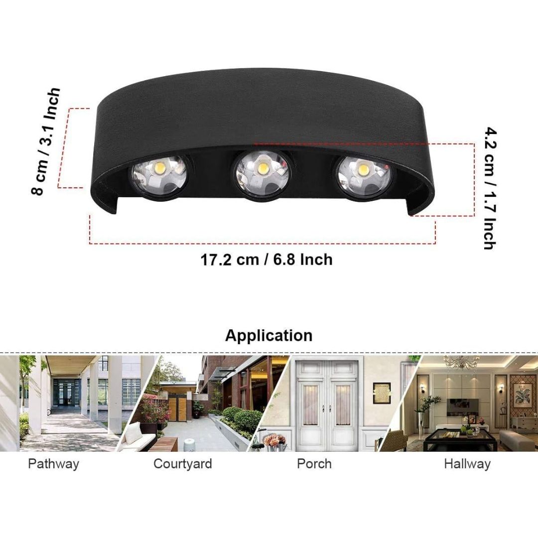 Modern LED Wall Lamp Up Down Wall Sconce