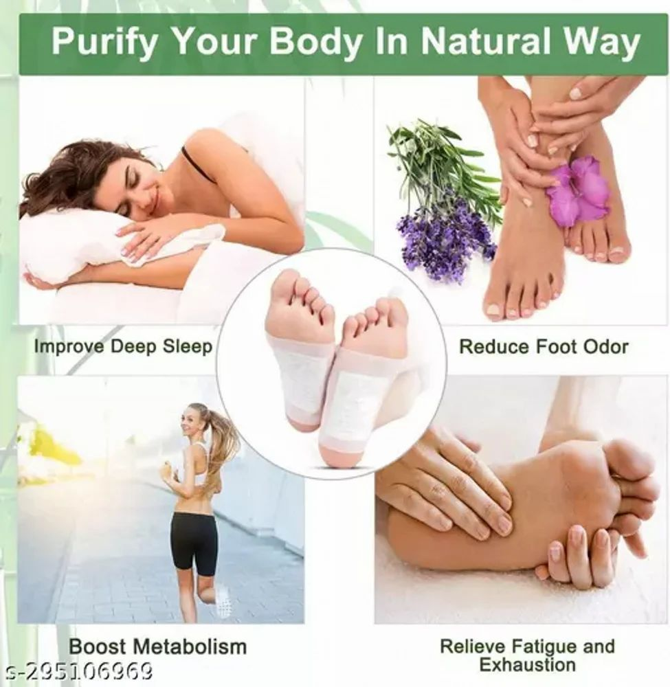 Detox Foot Patches Pain Free Foot Pads for Stress Relief- SET OF 2