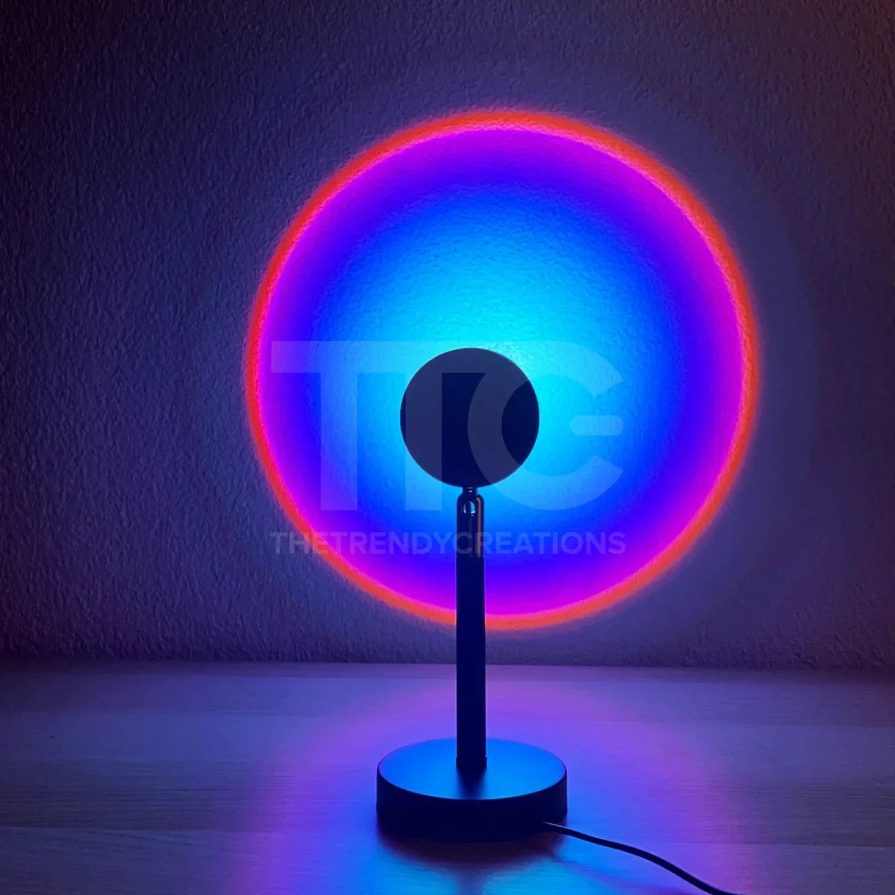Rgb Sunset Lamp With Remote Control