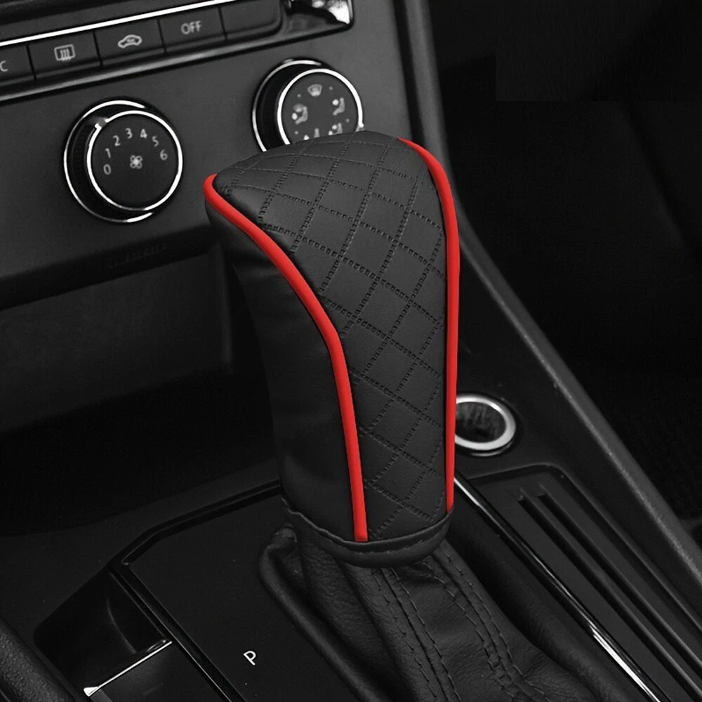 Universal Leather Car Gear Knob Cover Anti Slip Cover Vitesse