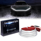 Car Hood Light Strip, Flexible Exterior Car LED Strip Lights Waterproof (Crystal Blue)