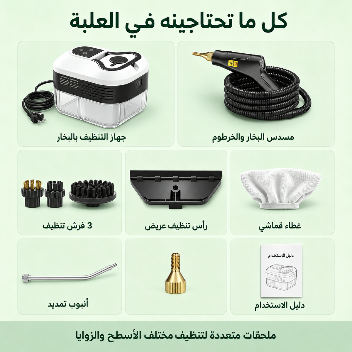 High Pressure 6 level Steam Cleaner 2500W