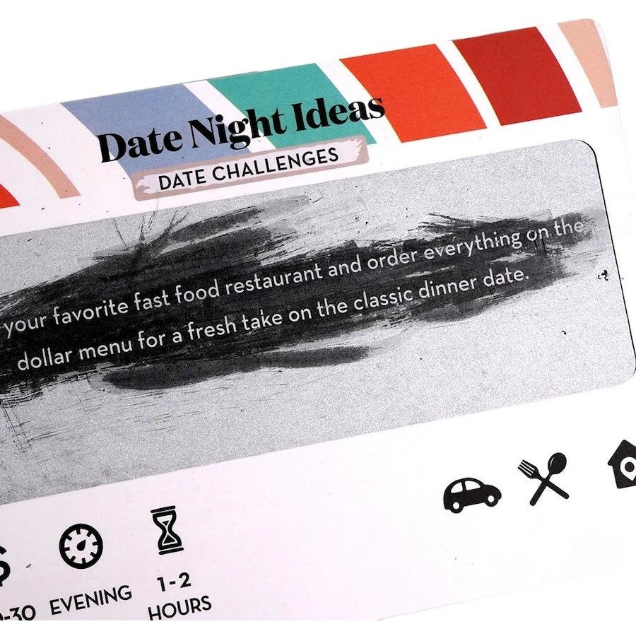 Date Night Box Scratch Card Game