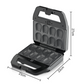 RAF 8 in 1 Sandwich Waffle Maker R551