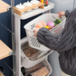 Portable Stackable Storage Baskets 2 Layer