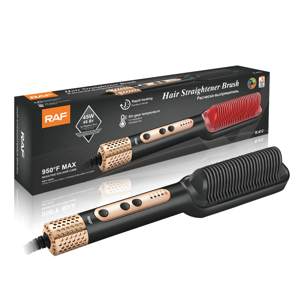 RAF Hair Straightener Brush 45W R412