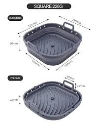 Foldable Silicone Pots (Square Set)