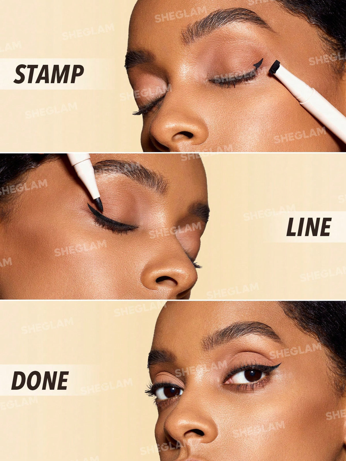 Double-Sided Winged Eyeliner Stamp & Pen