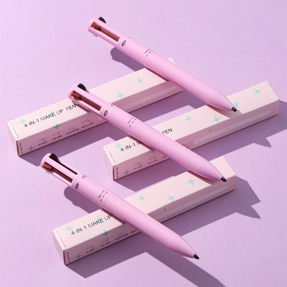 4-in-1 Makeup Pen: Lip Liner, Eyeliner & Brow Pencil