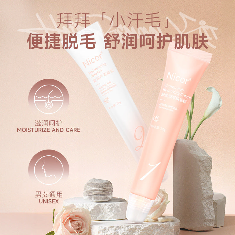 Hair removal cream texture