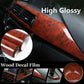 High Gloss Car Sticker Waterproof Car Interior Adhesive Wood Grain Film