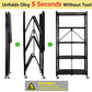 Tier Storage Shelves Foldable Storage Shelf Rack Storage Shelving On Wheels For Kitchen