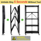 Tier Storage Shelves Foldable Storage Shelf Rack Storage Shelving On Wheels For Kitchen