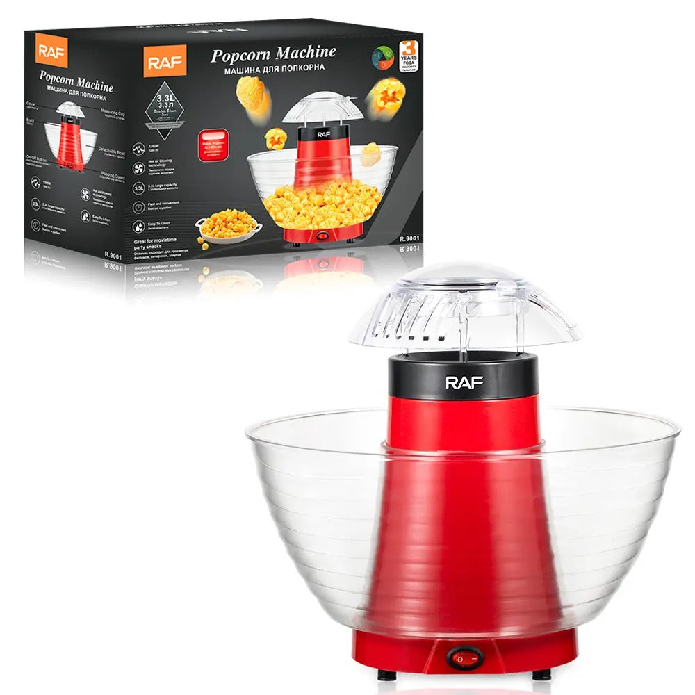 Raf Popcorn Machine 1200W 3 3Litre R9001