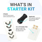 Magnetic Nasal Strips Snoring Relief Kit with Nose Clip for Gentle Breathing Sleep Aid
