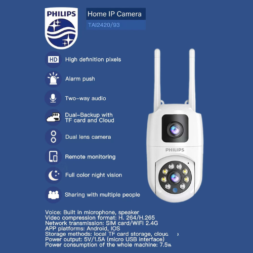 Philips 1080p Wi-Fi Home Security Camera