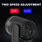 130W 12V Car Heater Fast Heating Windshield Defroster Demister Electric Fan Heater for Cars SUV Truck & Trailer - Black