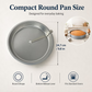 Round Cake Pan Metal Nonstick - Fast Release Baking Pan