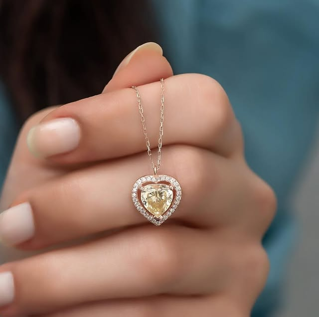 Metal Rose With Luxury Zircon Pendant Necklaces Flower Valentine Gift Set
