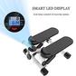 Mini Stair Stepper with Resistance Bands – Portable Full Body Home Workout Machine