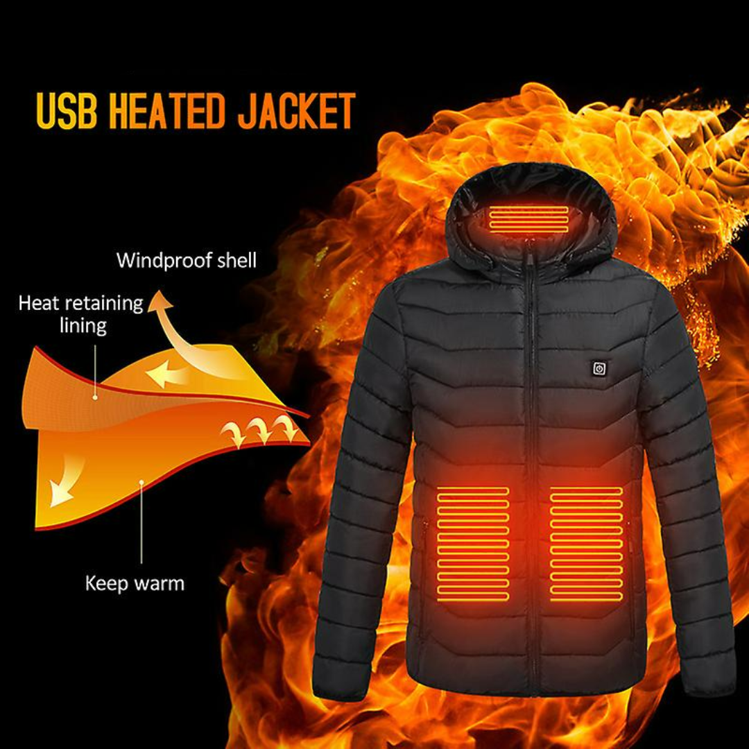 Heating Jacket Outdoor Coat USB Electric Heated Jackets