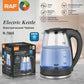 Raf Glass 2 Litre Electric Kettle Heater R7865 R7218