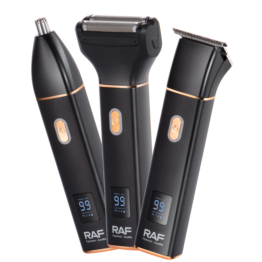 RAF 3-in-1 Rechargeable USB Electric Shaver 7000 RPM R4072