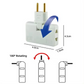 Rotating Flat Wall Socket