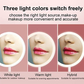 Portable Magnifying Makeup Mirror with Rechargeable LED Lights