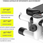 Mini Stair Stepper with Resistance Bands – Portable Full Body Home Workout Machine