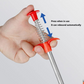 Clog Remover Tool, Drain Cleaner Flexible Grabber Claw Reacher Tool with 4 Claws Bendable