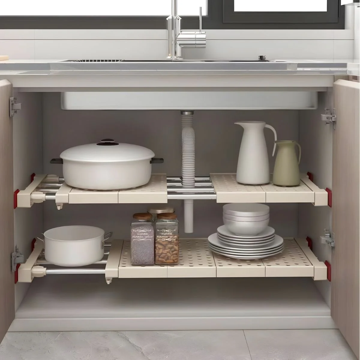 Expandable Storage Telescopic Shelf