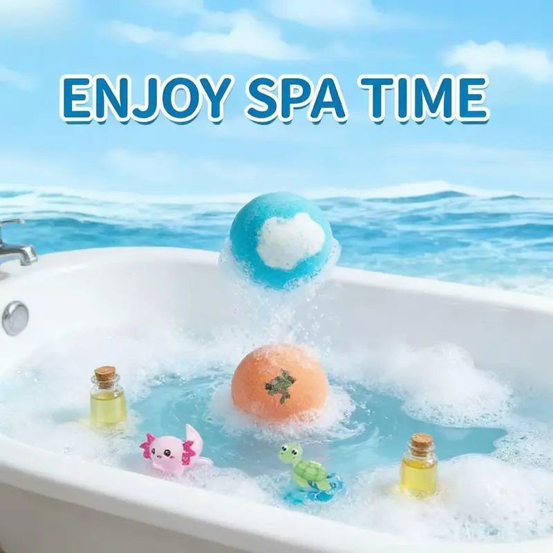 Children's Bath Bombs Balls with Surprise Toys – Pack of 15