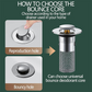 Universal Bathroom Sink Drain Stopper Double layer filtration
