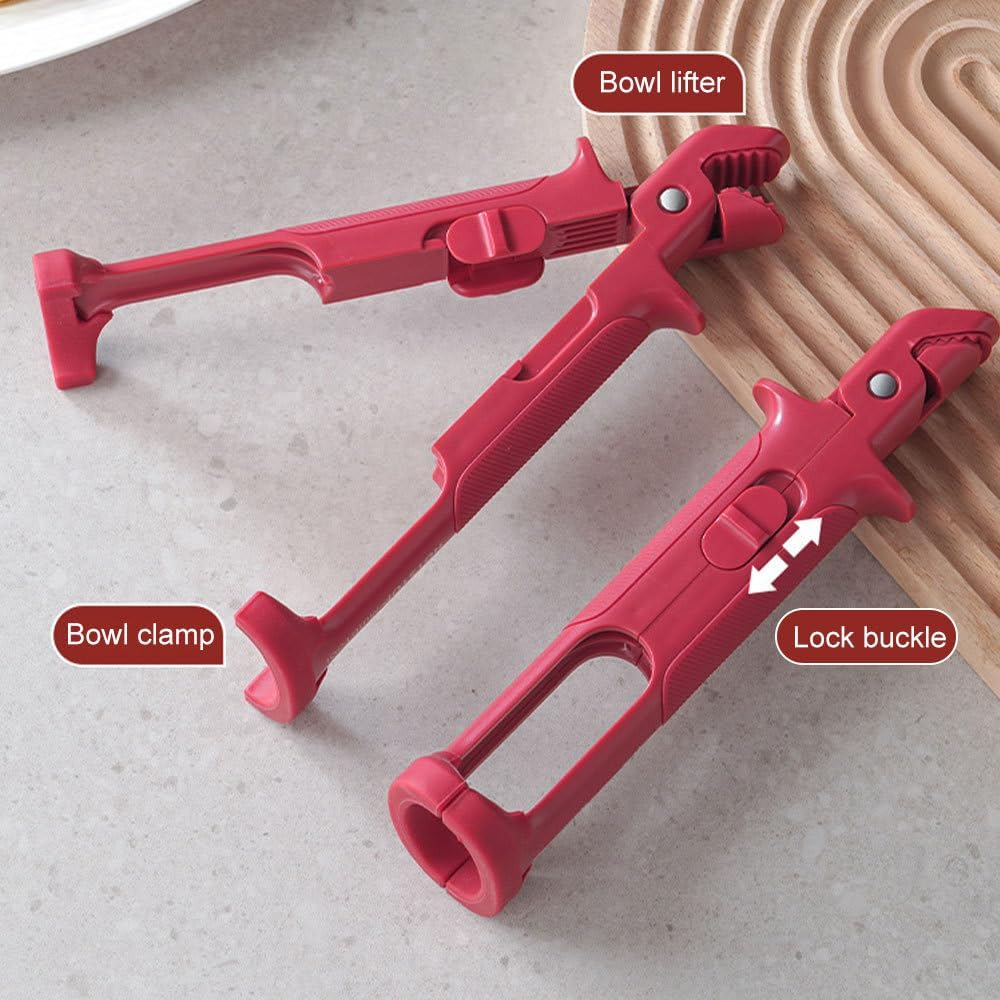 Anti-Scald Bowl Clip, Double-head Hot Dish Plate Gripper