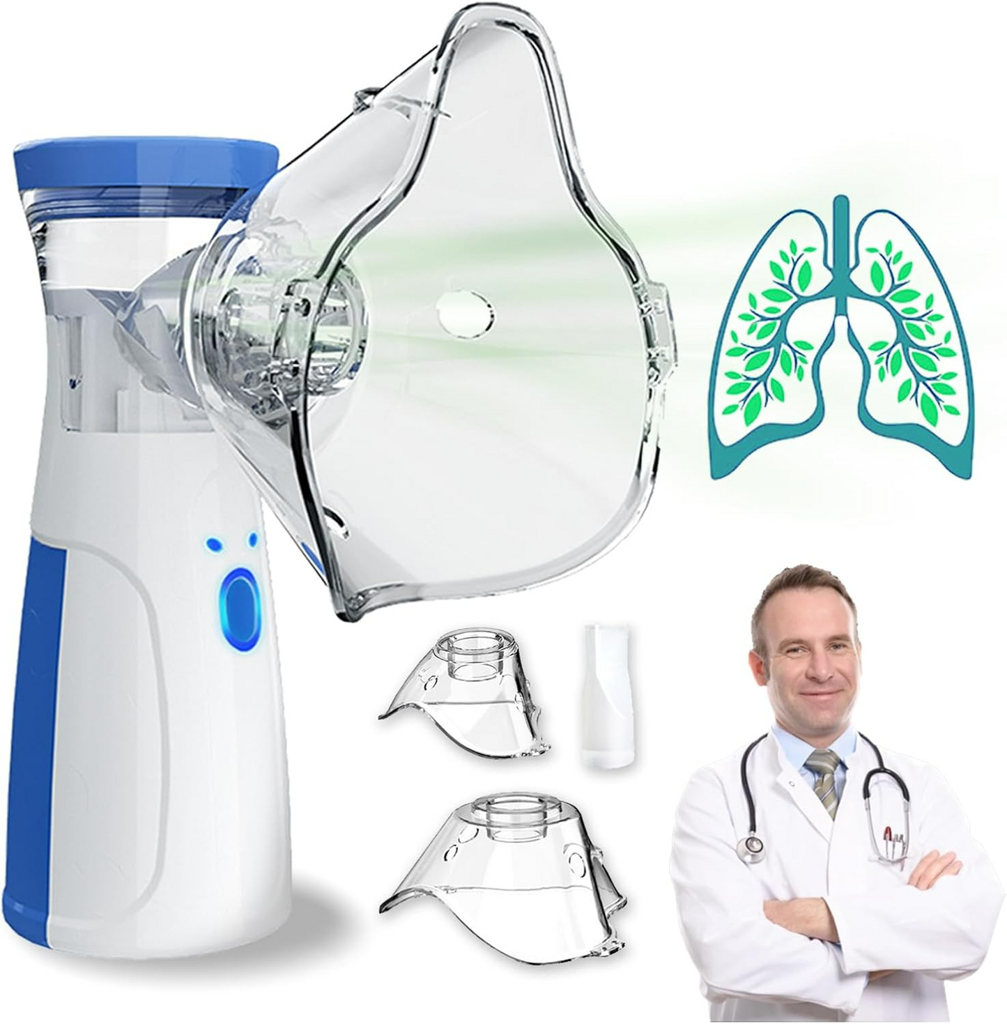 Rechargeable Nebulizer Machine for Adults and Kids