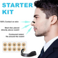 Magnetic Nasal Strips Snoring Relief Kit with Nose Clip - Breathing enhancer