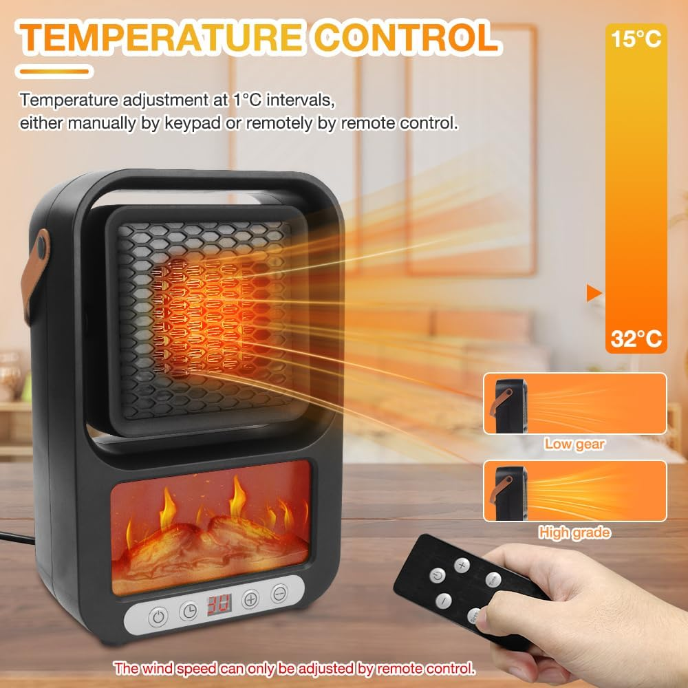 Small fan heater