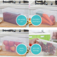 Kitchen Organizer Plastic Kitchen Refrigerator Storage Box With Lid