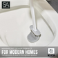 Silicone Toilet Brush Set - Bendable Deep Cleaning Feature