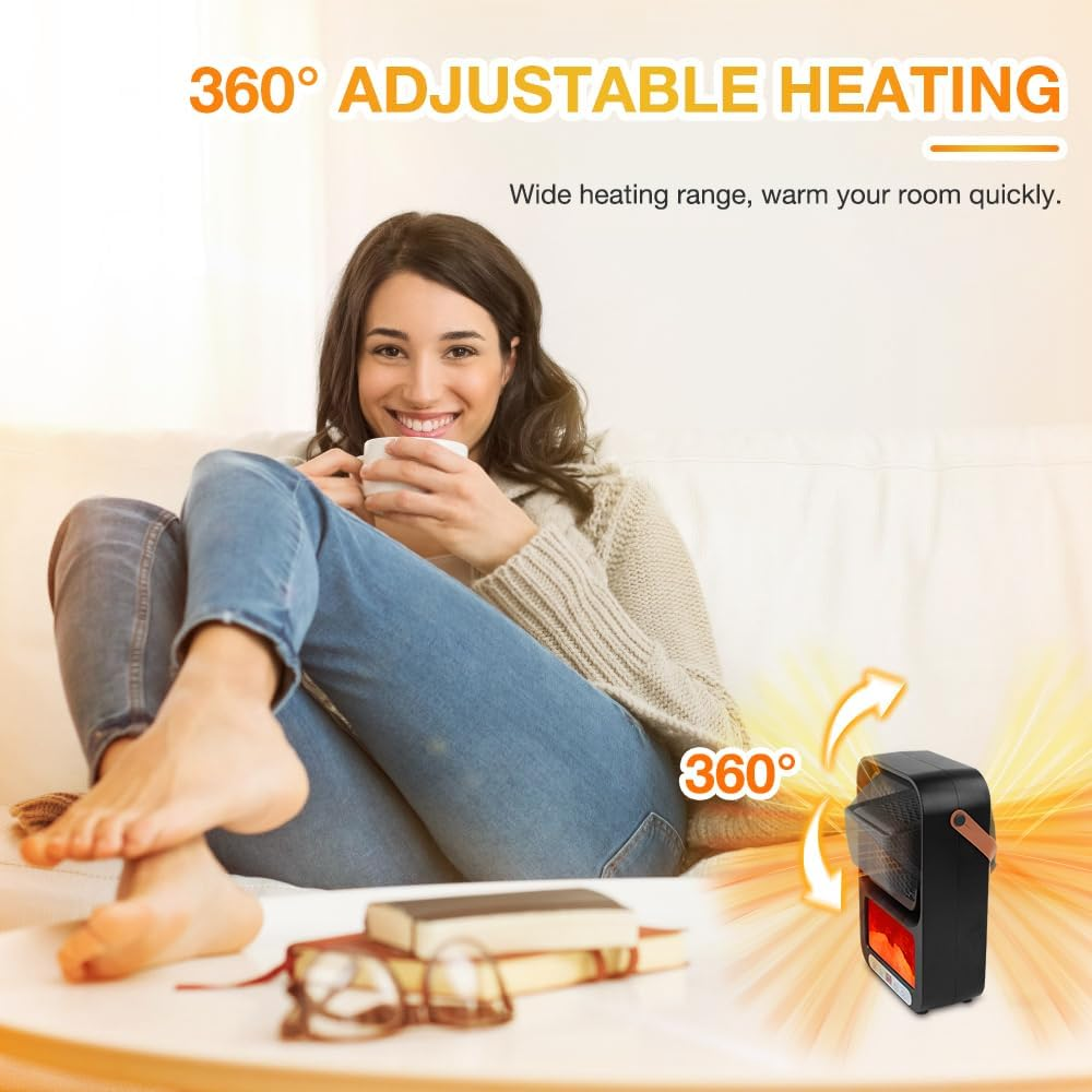 Small fan heater