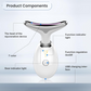 3 in 1 Vibration Face & Neck Massager – Triple-Action Anti-Wrinkle Device for Skin Tightening, Lifting & Smoothing